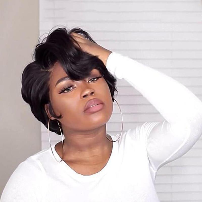 Short Bob Wig Lace Frontal Wigs For Black Women Human Hair Short Bob Wig Lace Frontal Wigs For Black Women Human Hair